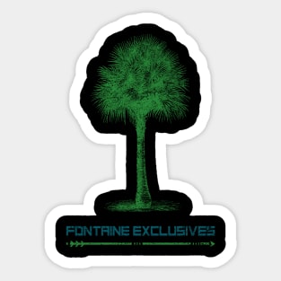 Fontaine Exclusives Palm Tree Logo Sticker